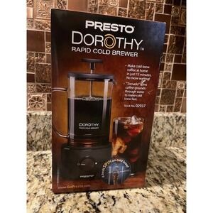 Presto 02937 Dorothy™ Electric Rapid‎ Cold Brewer - Cold Brew at Home in 15 mins